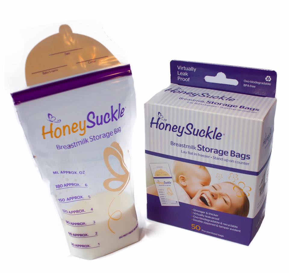 Honeysuckle Breastmilk Storage Bags 6oz