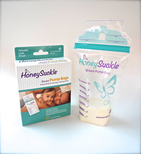 Honeysuckle Breastpump Milk Bags 6-oz